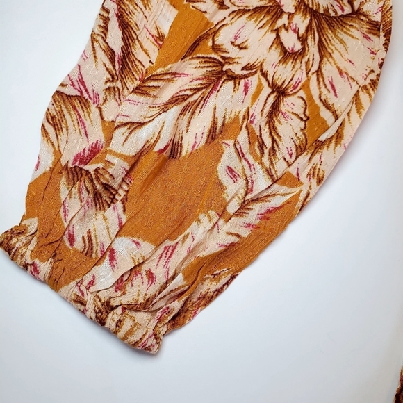 NWT Band of the Free Gold and Blush Pink Fit & Flare Dress Sz S - Picture 8 of 13